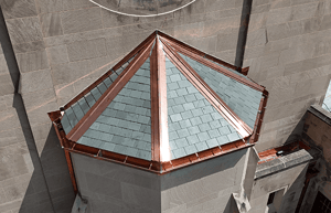 Historic tile roof