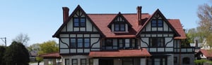Historic Roofing on the Funderberg House