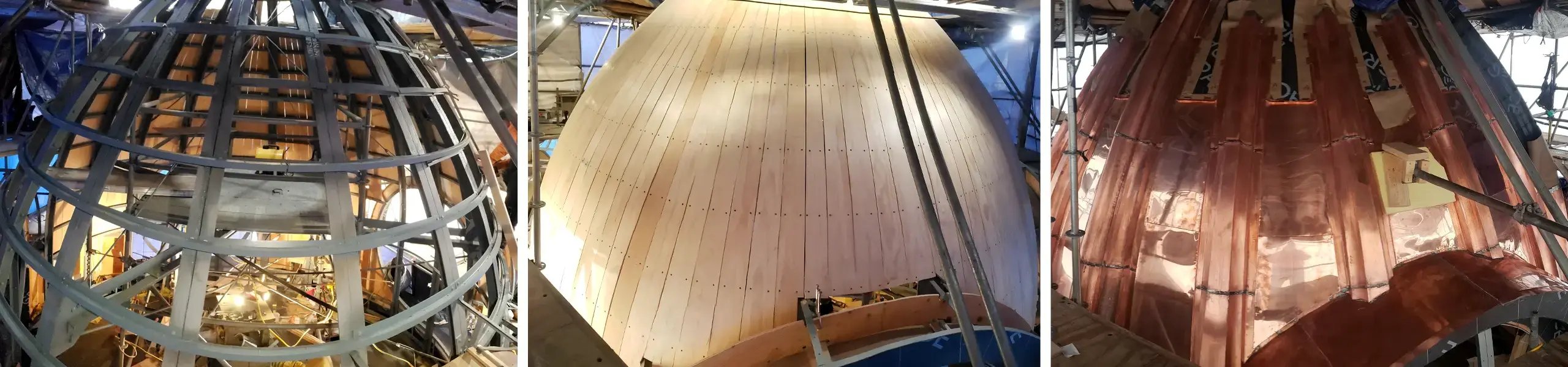 Copper dome restoration process