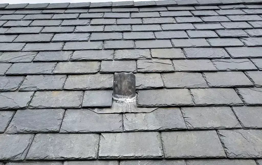 Slate Roof-and-Completed-Plumbing-Vent-Lead-Flashing-Milwaukee-WI